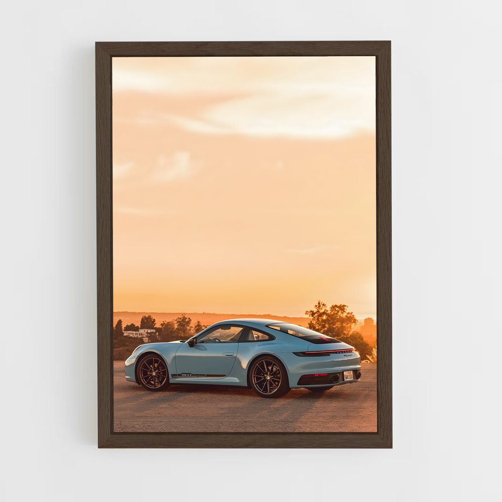 Poster Carrera Céleste – affiche Porsche (vue 5)